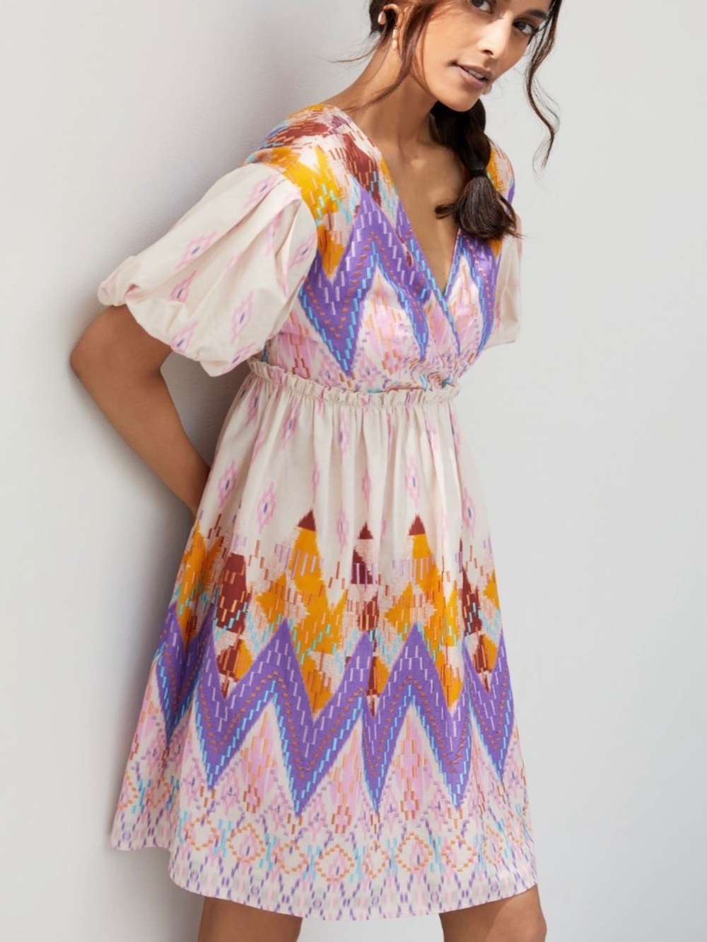 Anthropologie Not So Serious by Pallavi Mohan Mini Dress Size Small